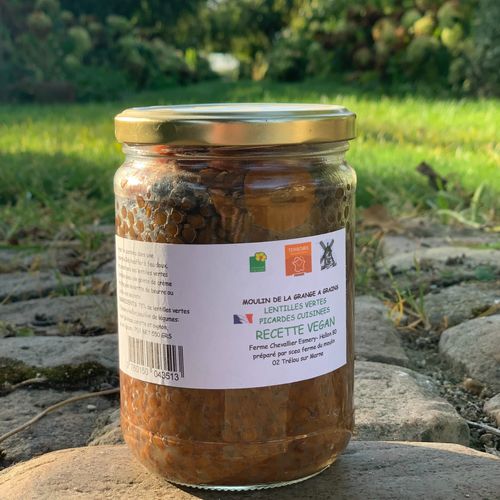 Photo de: Lentilles Vertes Picardes cuisinées Vegan